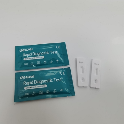 Throat Swab Strep A Rapid Test Kit One Step Disposable Plastic Cassette