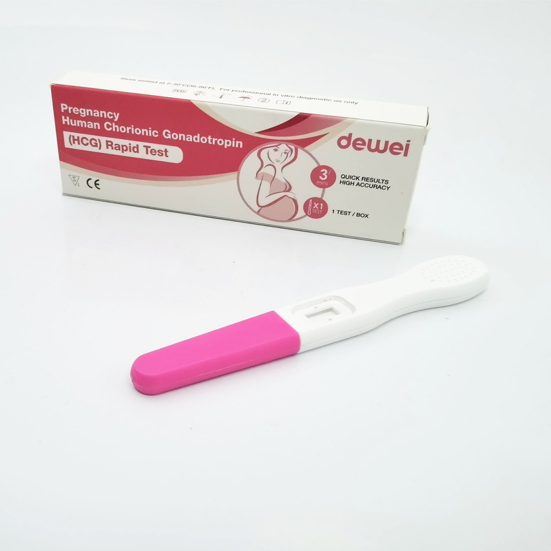 One Step Digital Strip / Cassette / Midstream Format For Urine HCG Rapid Test Kit